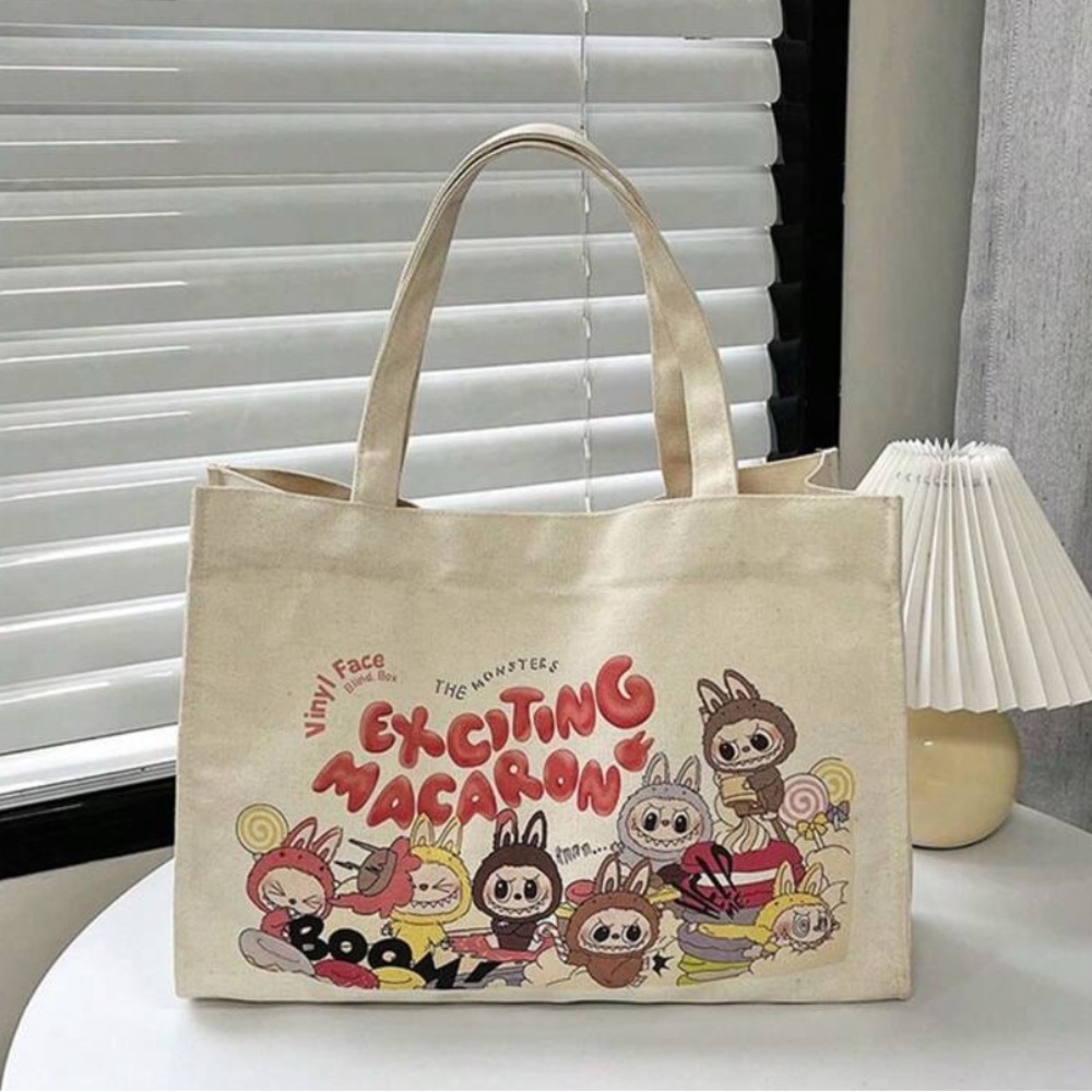 Laububu Monster Canvas Tote